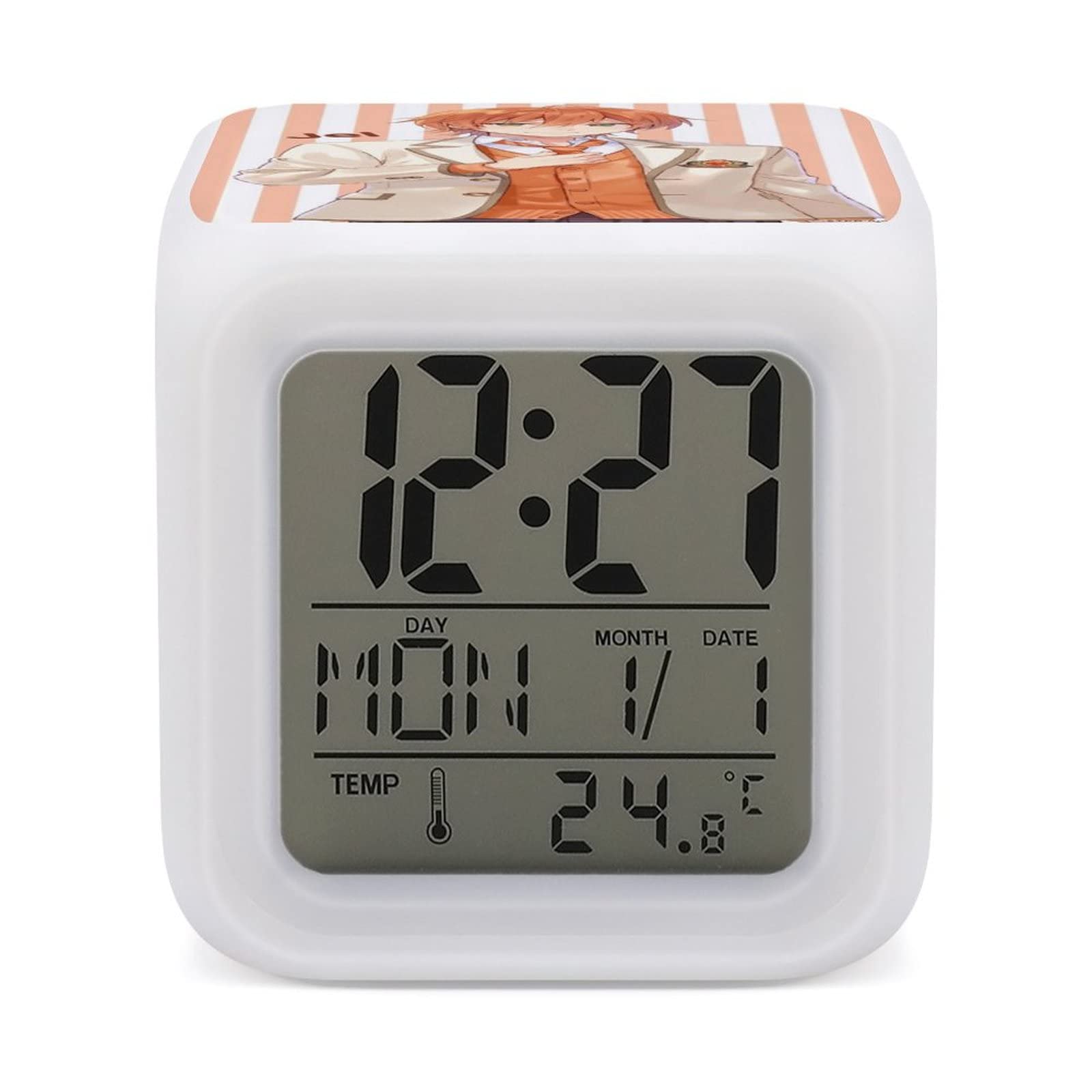 Amazon.co.jp: すとぷり 莉犬くん 目覚まし時計 多機能 カラーチェンジ